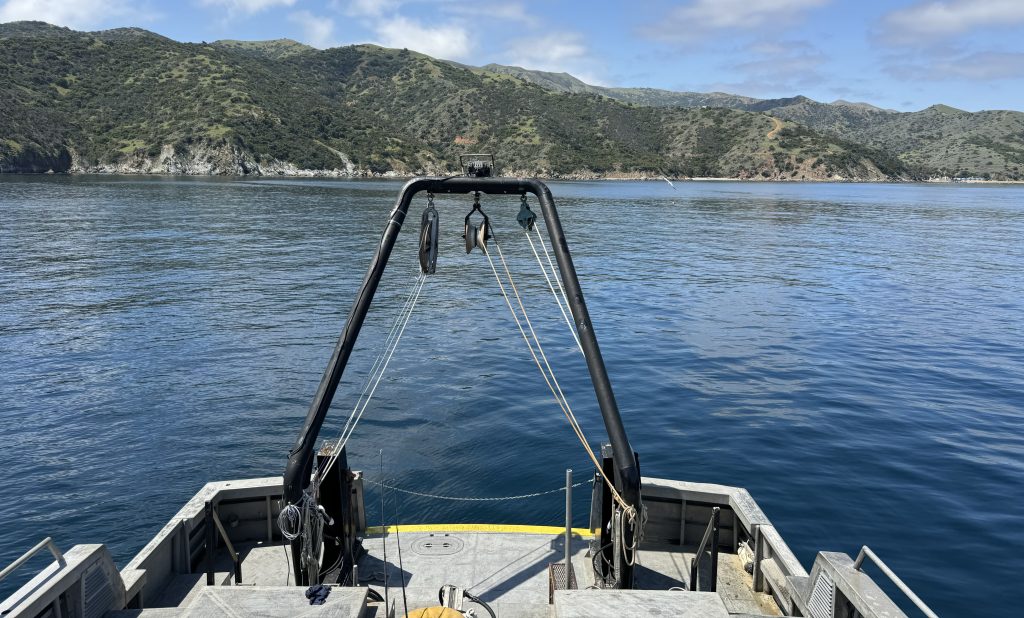 R/V Yellowfin A Frame at Catalina Island